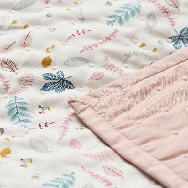 Cam Cam Copenhagen Pressed Leaves Rose Newborn Deken - 75 x 95 cm