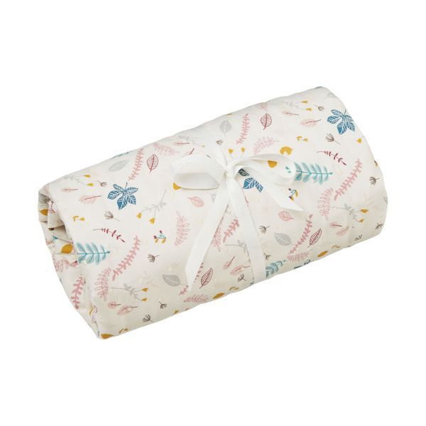 Cam Cam Copenhagen Pressed Leaves Rose Newborn Deken - 75 x 95 cm