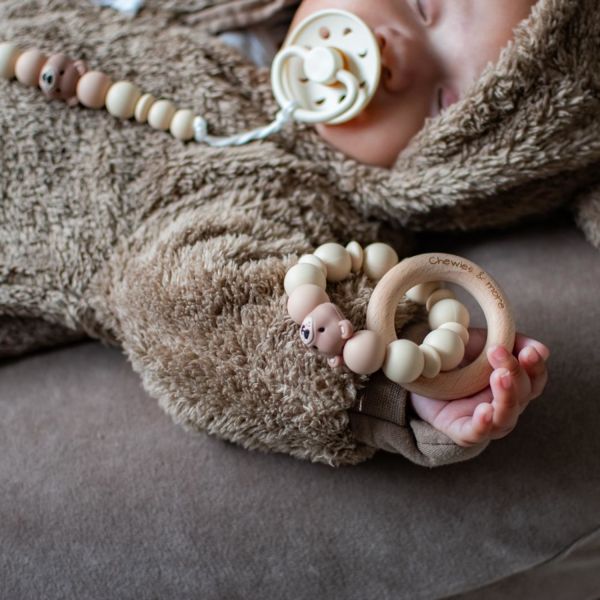 Chewies & More Bear Speenclip - Silicone - Navaho