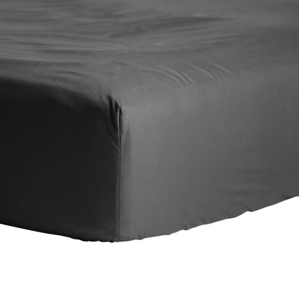Cinderella Weekend Hoeslaken Katoen - 90 x 200 cm - Anthracite