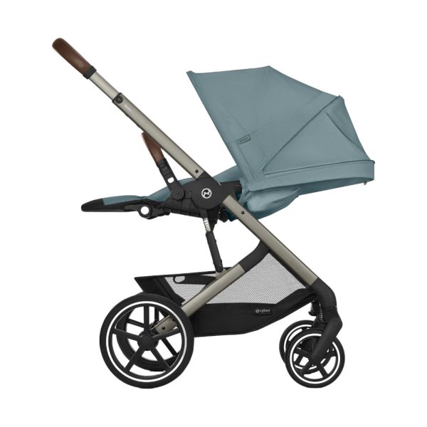 Cybex Balios S Lux Kinderwagen - Taupe - Stormy Blue / Light Blue