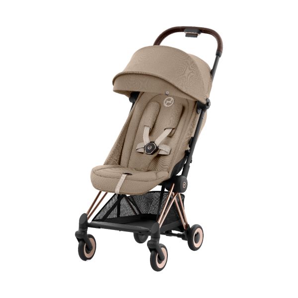 Cybex Coya Buggy - Rosegold Frame - Cozy Beige