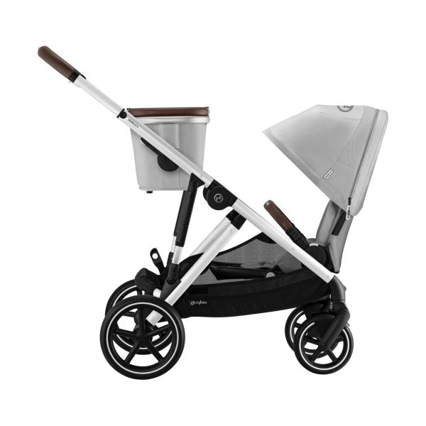 Cybex Gazelle S Kinderwagen Silver - Lava Grey