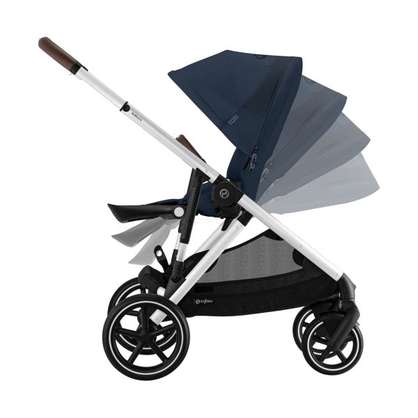 Cybex Gazelle S Kinderwagen 2-in-1 - Silver - Ocean Blue