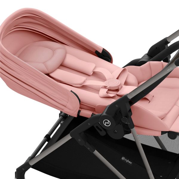 Cybex Melio Kinderwagen -  Taupe - Candy Pink