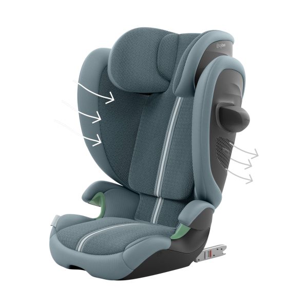 Cybex Solution G2 I-Fix Plus Autostoeltje - Stormy Blue / Light Blue