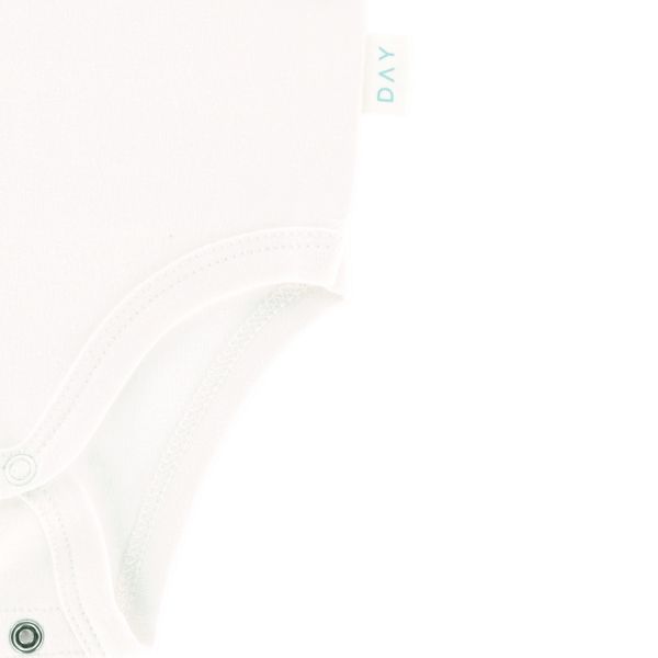DAY Romper Korte Mouw + Grow-Along - Off White - Mt. 50/56