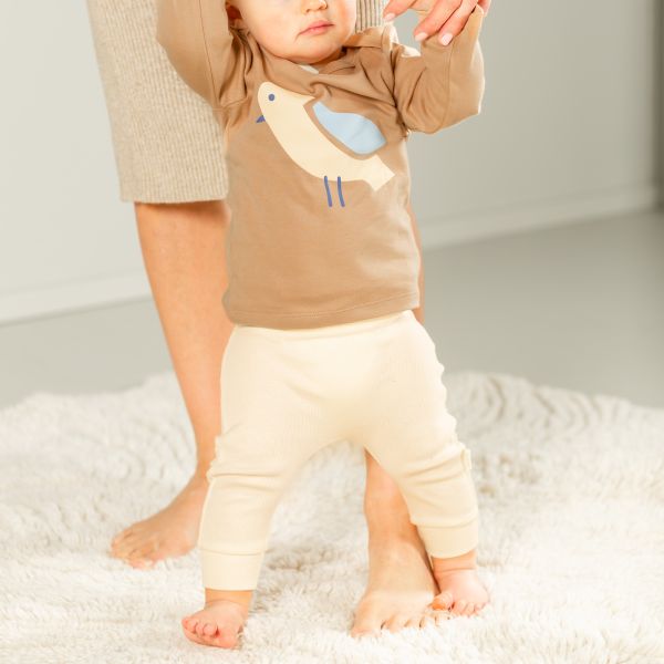 DAY Broekje Rib - Cream - Mt. 50/56