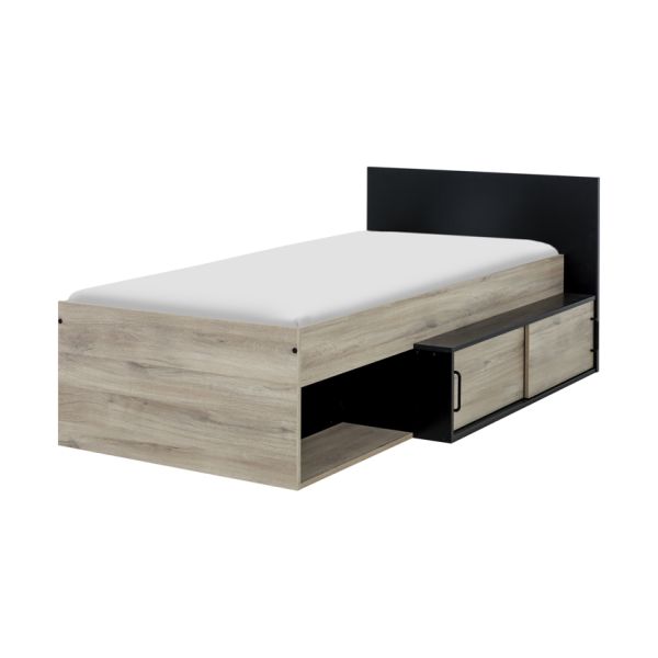 Diagone Erque 1-Persoons Bed - 90x200 cm - Eiken Krönberg Licht