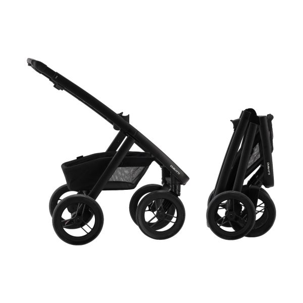 Dubatti Two E2 Kinderwagen 2-in-1 - Black / Pitch Black