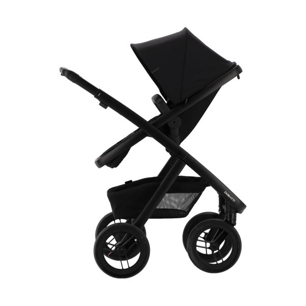 Dubatti Two E2 Kinderwagen 2-in-1 - Black / Pitch Black