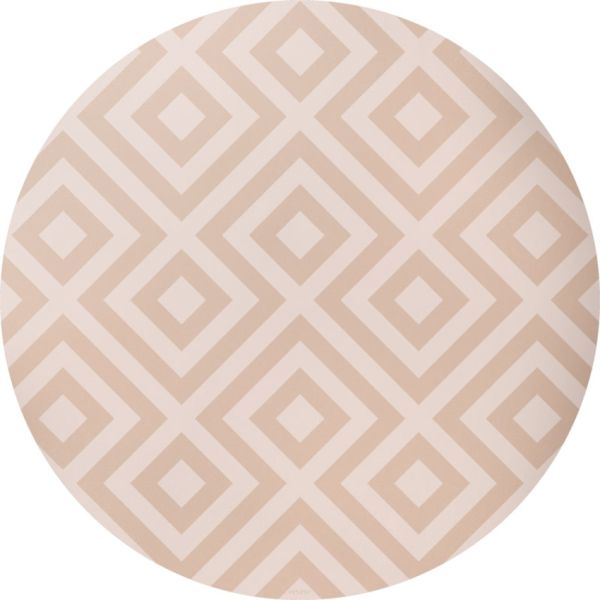 Eeveve Vloermat Rond - Modern Blocks - Desert Sand