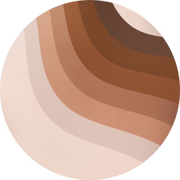 Eeveve Vloermat Rond - Retro Lines