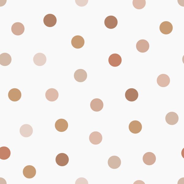 Estahome Stippen Behang - Zacht Roze / Beige / Terracotta
