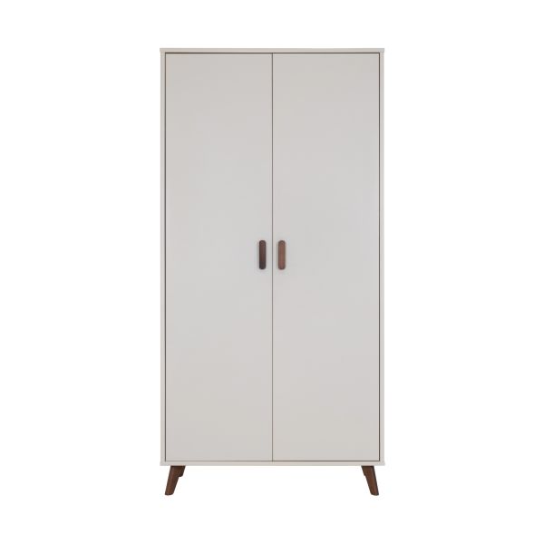 Europe Baby Olivia Kledingkast - 2-Deurs - Oatmeal - Retro