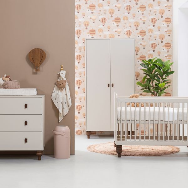 Europe Baby Olivia Babykamer Oatmeal Bold | Commode + Kast