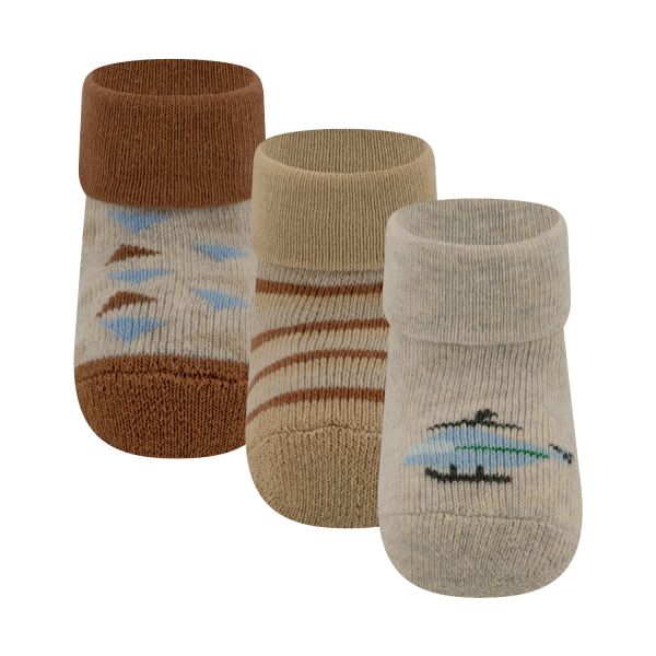 Ewers Multi Sokjes - 3 Stuks - Beige