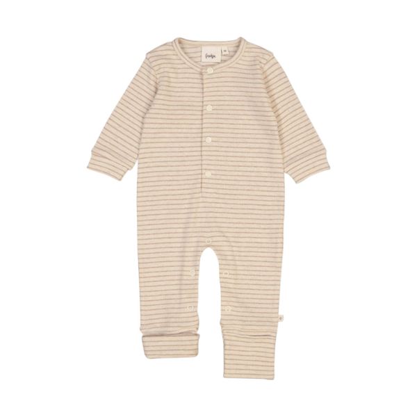 Feetje The Magic is in You Omslagvoet Boxpakje Met Streep – Mt. 74 – Taupe Melange