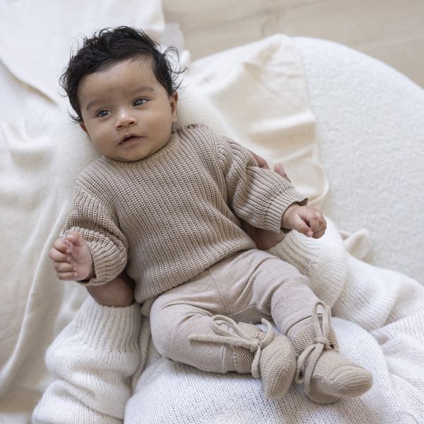 Feetje The Magic is in You Rib Broek - Mt. 50 - Taupe Melange