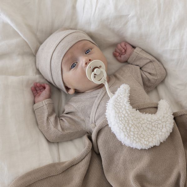 Feetje The Magic is in You Rib Muts - Mt. 1 - Taupe Melange