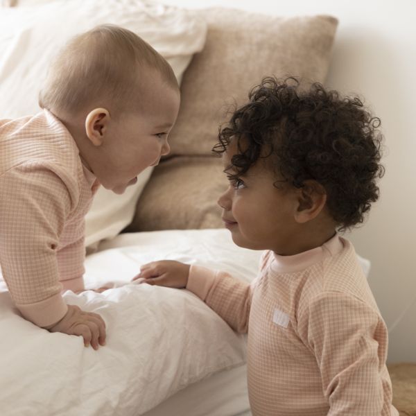 Feetje Wafel Pyjama Oud Roze Mt. 62