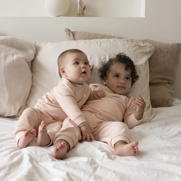 Feetje Wafel Pyjama Oud Roze Mt. 92