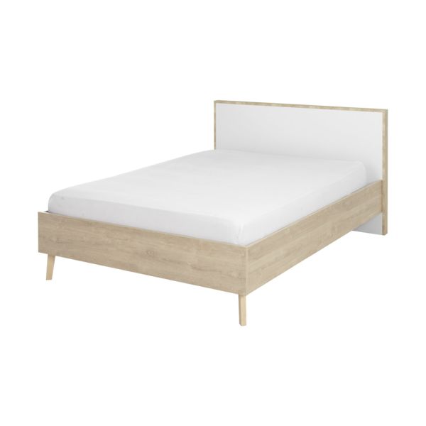 Gami Larvik Bed - 120x200 cm - Licht Eikenhout