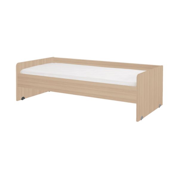 Gautier Dimix Bed Op Wielen - 90 x 200 cm - Gestructureerd Eikenhout
