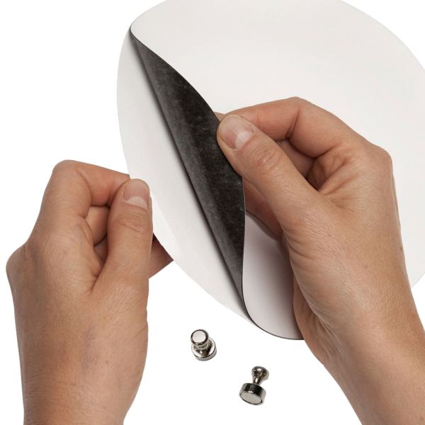Groovy Magnets Cirkel Magneetstickers – 3 stuks - Wit