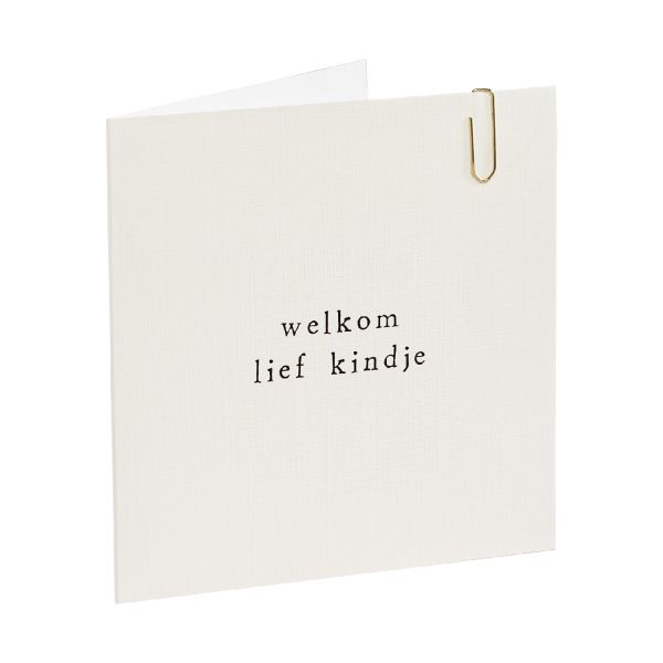 Ikpakjein Kaart - Welkom Lief Kindje