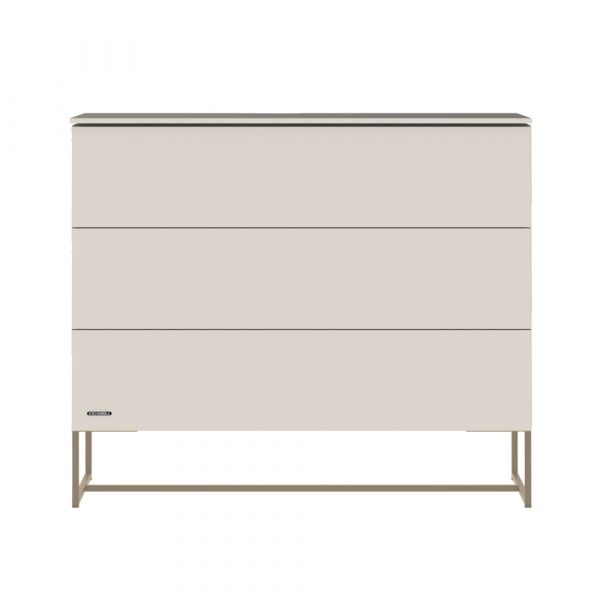 Kidsmill Intense II  Commode - Oatmeal / Patinated Brass