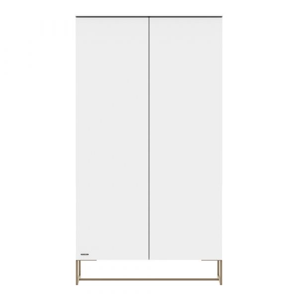 Kidsmill Intense II Kast 2-Deurs - Wit / Patinated Brass