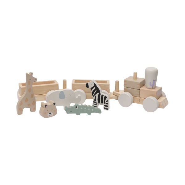 Jollein Jungle Jambo Speelgoedtrein - Hout