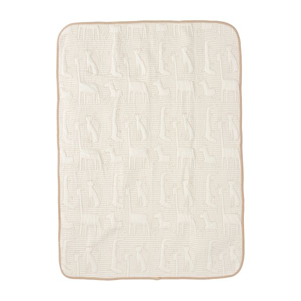 Jollein Jungle Jambo Wiegdeken - 75 x 100 cm - Biscuit / Oatmeal