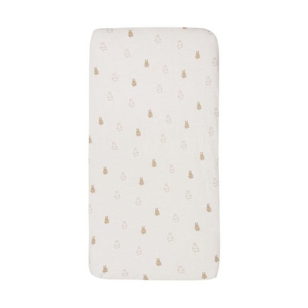 Jollein Miffy Hoeslaken Jersey - 60 x 120 - Nougat