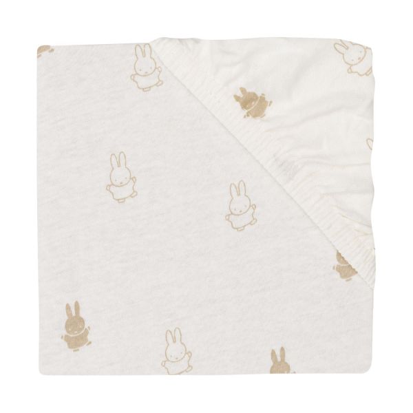 Jollein Miffy Hoeslaken Jersey - 60 x 120 - Nougat