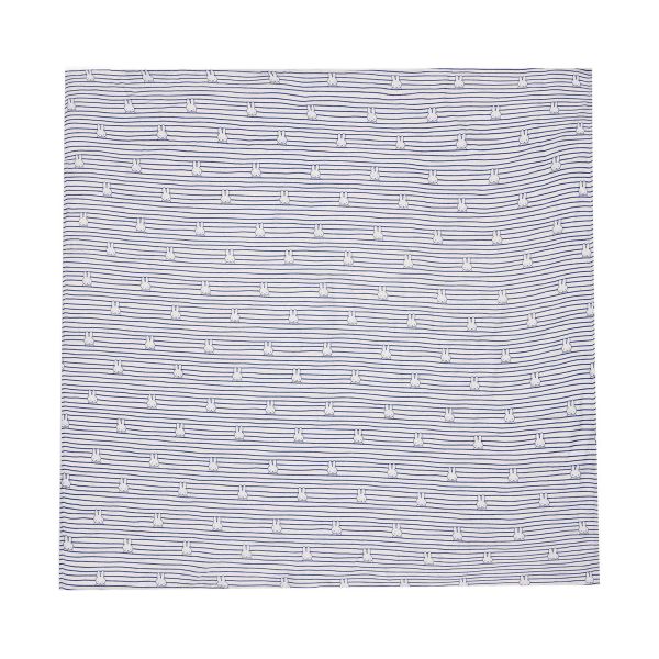 Jollein Miffy Hydrofiel Doek - 115 x 115 cm - Stripe Navy - 2 Stuks