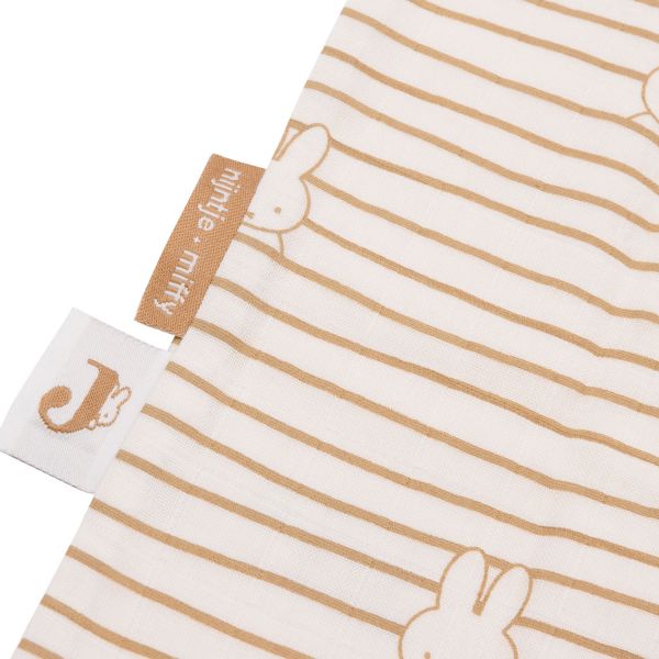 Jollein Miffy Hydrofiel Slaapzak - 70 cm - Stripe Biscuit