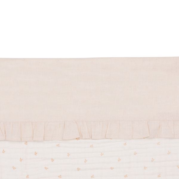 Jollein Ruffle Wieglaken - 75 x 100 cm - Natural