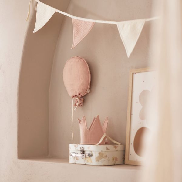 Jollein Vlaggenlijn - Wild Rose / Ivory