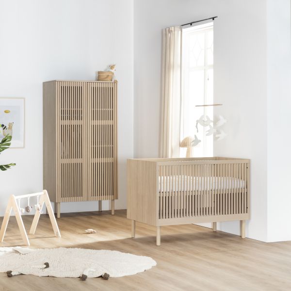 Kidsmill Dai Kledingkast 2-Deurs - Eiken