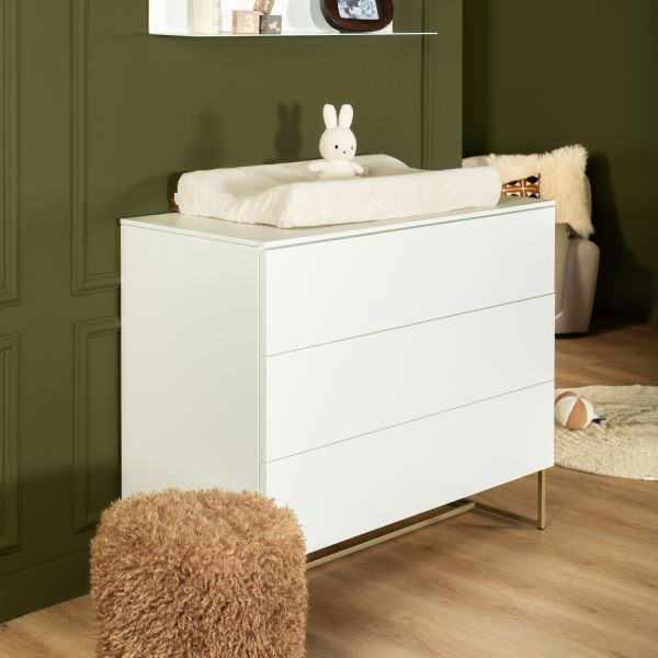 Kidsmill Intense II Commode - Wit / Patinated Brass