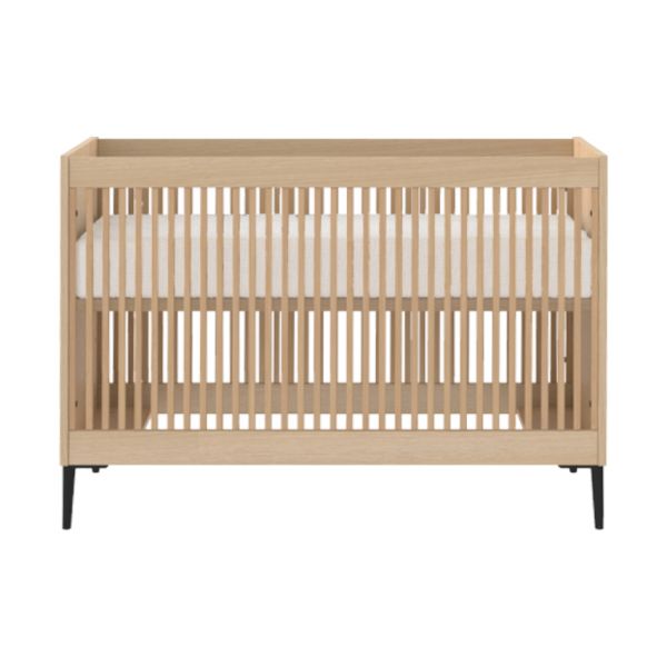 Kidsmill Levi Babykamer Incl. Ronde Potenset Eiken | Ledikant 60 x 120 cm + Commode