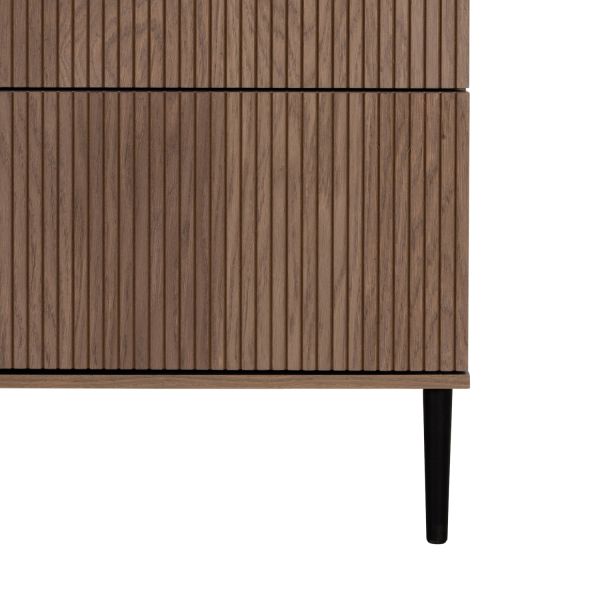 Kidsmill Levi Commode - Incl. Ronde Potenset - Walnoot