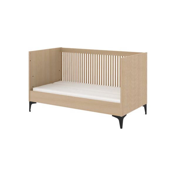Kidsmill Levi Ledikant 70 x 140 cm - Incl. Rechte Poot - Naturel Eiken