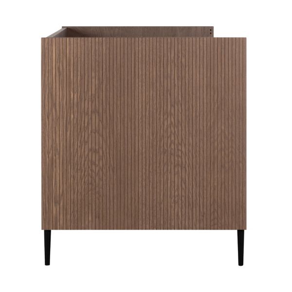 Kidsmill Levi Ledikant 70x140 cm - Ronde Poot - Walnoot