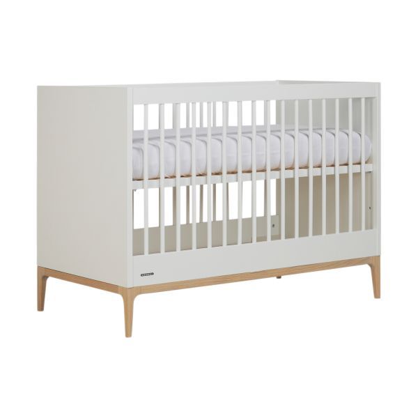 Kidsmill Intense II Ledikant - 70 x 140 cm - Wit / Eiken