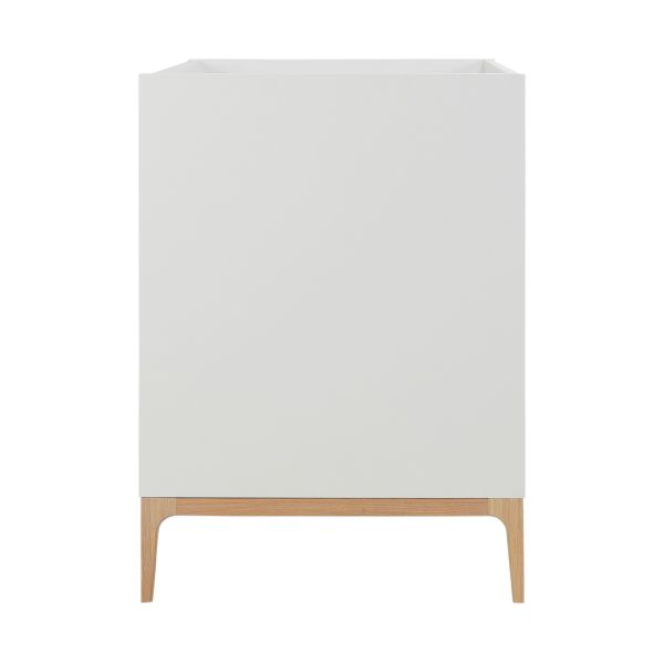 Kidsmill Intense II Ledikant - 60 x 120 cm - Mat Wit / Eiken
