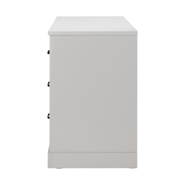 Kidsmill Newport Babykamer Incl. Zwarte Grepen - Oatmeal / Eiken | Ledikant 60 x 120 cm + Commode