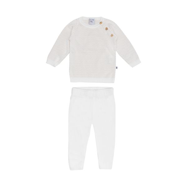 Klein Baby Pakje – Knitted - Mt 50 – Natural White